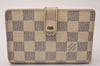 Authentic Louis Vuitton Damier Azur Portefeuille Viennois Wallet N61676 LV 7818J