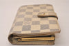 Authentic Louis Vuitton Damier Azur Portefeuille Viennois Wallet N61676 LV 7818J