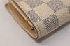 Authentic Louis Vuitton Damier Azur Portefeuille Viennois Wallet N61676 LV 7818J