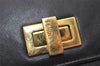 Authentic FENDI Peeka Boo Long Wallet Purse Leather Black 7819J