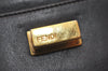 Authentic FENDI Peeka Boo Long Wallet Purse Leather Black 7819J