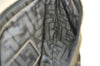 Authentic FENDI Zucca Clutch Hand Bag Purse Nylon Leather Brown Black 7820I