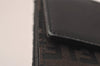 Authentic FENDI Vintage Zucchino Long Wallet Purse Canvas Leather Brown 7820J