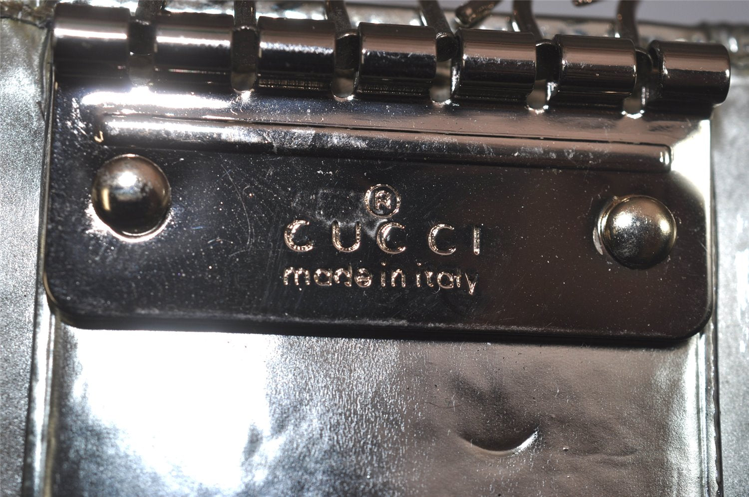 Authentic GUCCI Abbey 6 Hooks Key Case Holder GG Canvas Leather Silver 7821J