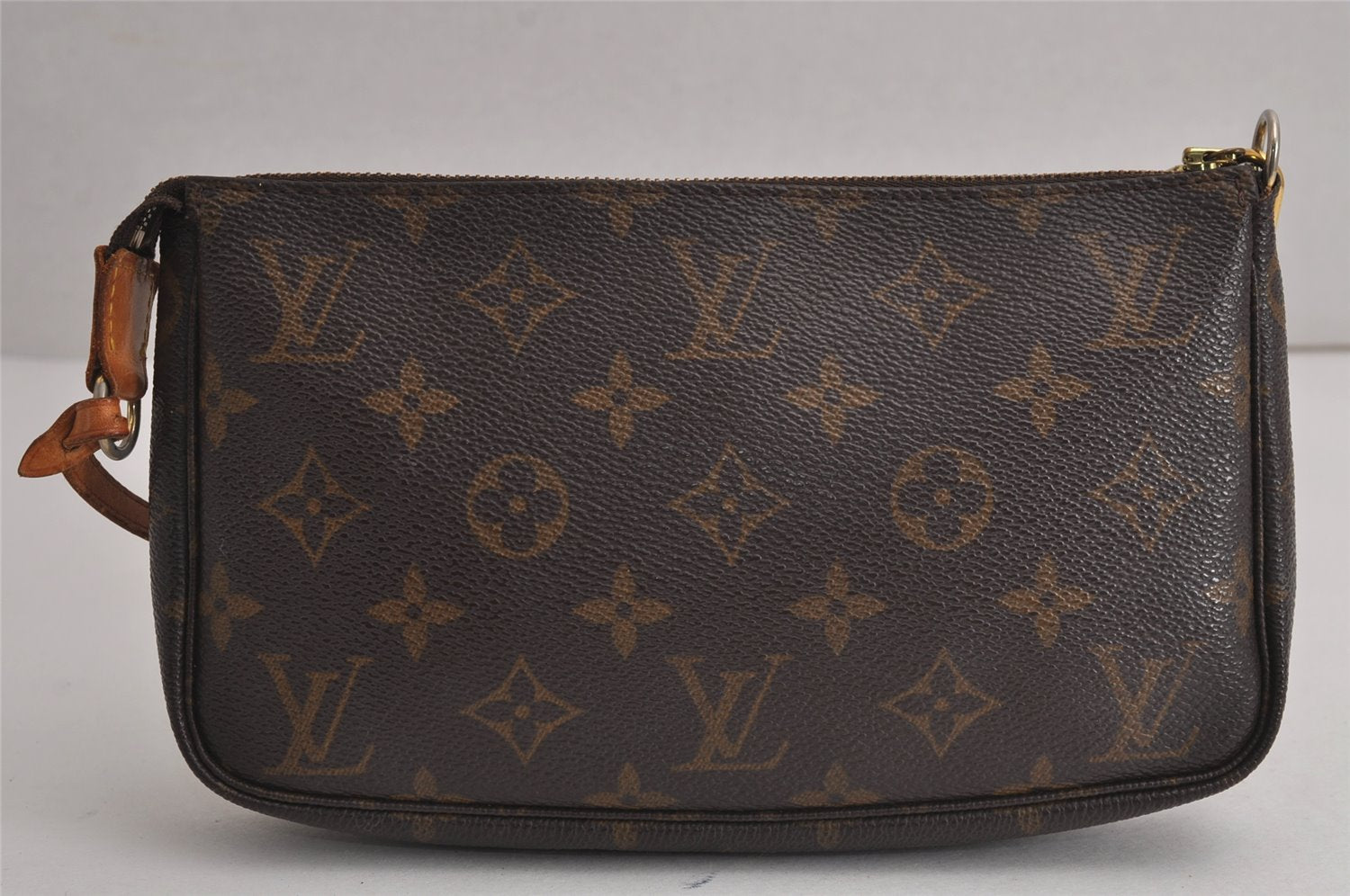 Authentic Louis Vuitton Monogram Pochette Accessoires Pouch M51980 LV 7822J