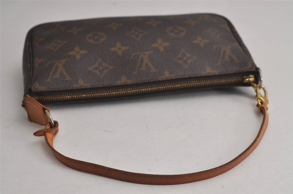 Authentic Louis Vuitton Monogram Pochette Accessoires Pouch M51980 LV 7822J