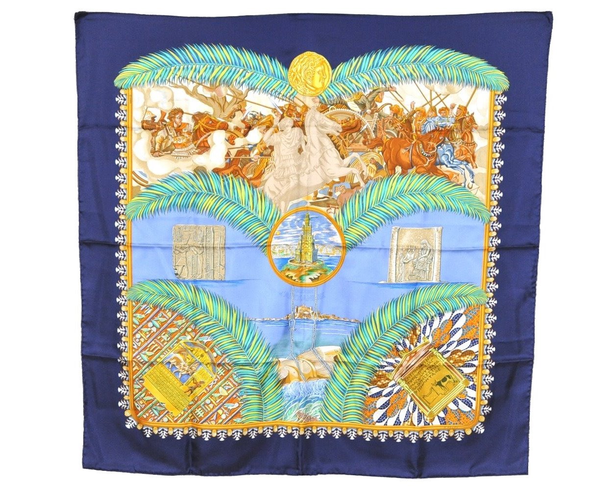 Authentic HERMES Carre 90 Scarf 