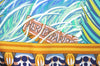 Authentic HERMES Carre 90 Scarf "GLOIRE d'ALEXANDRE" Silk Navy Box 7823J