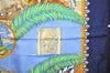 Authentic HERMES Carre 90 Scarf "GLOIRE d'ALEXANDRE" Silk Navy Box 7823J