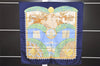 Authentic HERMES Carre 90 Scarf "GLOIRE d'ALEXANDRE" Silk Navy Box 7823J