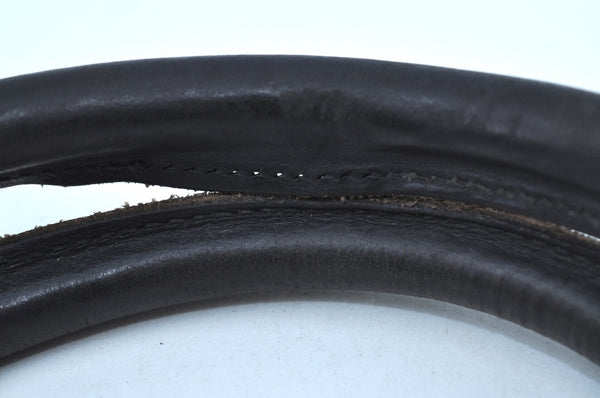 Authentic GUCCI Jackie Shoulder Tote Bag GG Canvas Leather 0021064 Black 7825G