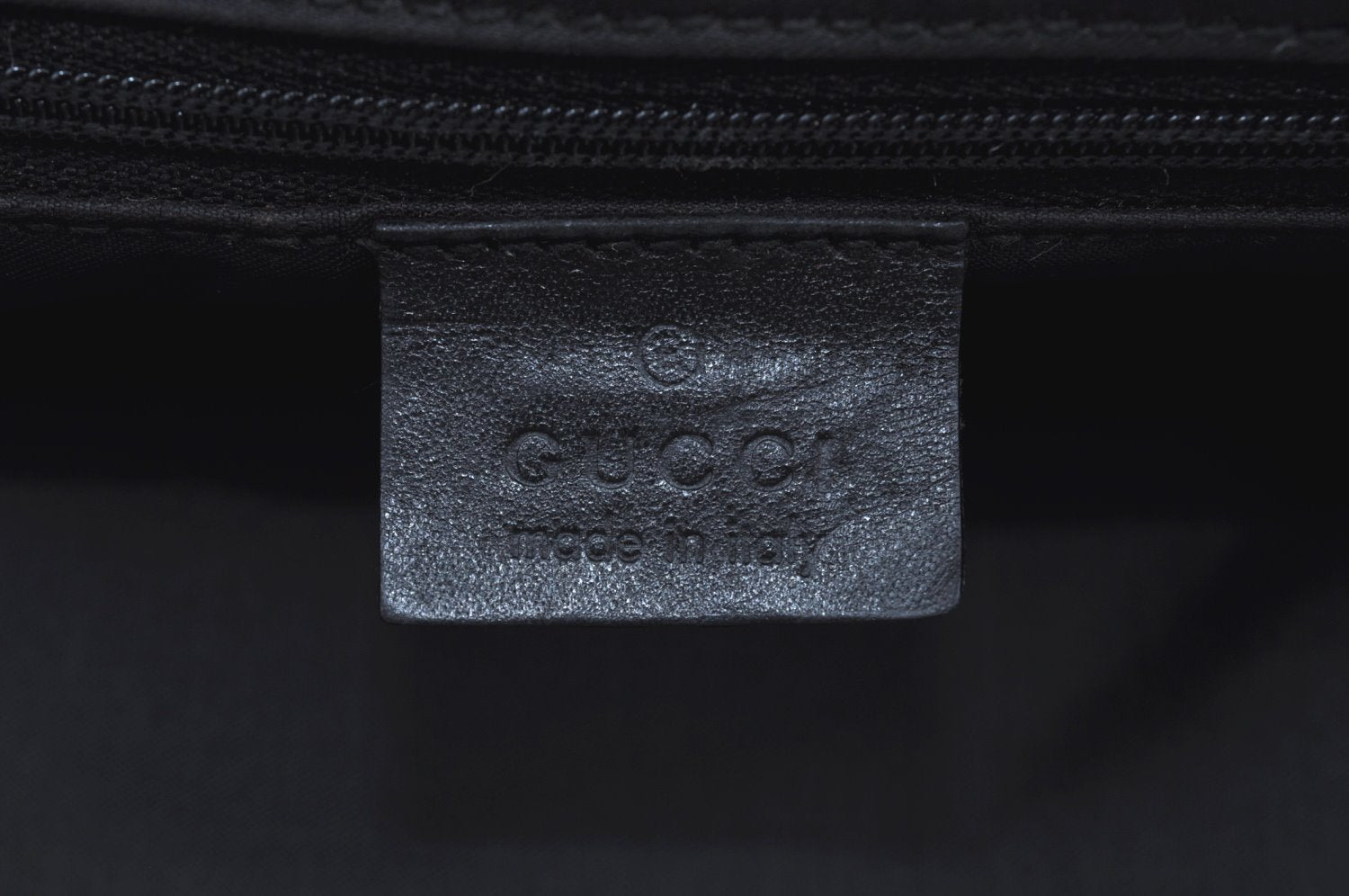 Authentic GUCCI Jackie Shoulder Tote Bag GG Canvas Leather 0021064 Black 7825G