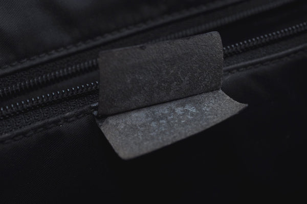 Authentic GUCCI Jackie Shoulder Tote Bag GG Canvas Leather 0021064 Black 7825G