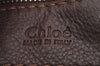 Authentic Chloe Vintage Paddington Leather Shoulder Bag Purse Brown 7826I