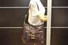 Authentic Chloe Vintage Paddington Leather Shoulder Bag Purse Brown 7826I