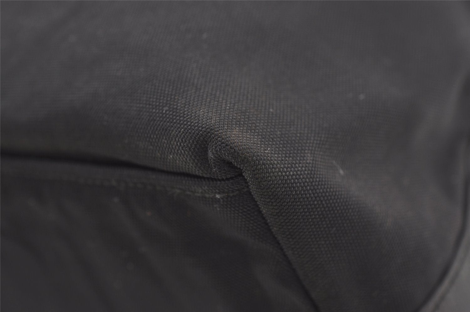 Authentic GUCCI Shoulder Hand Bag Purse Nylon Leather 0011955 Black 7826J