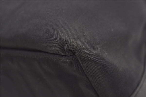 Authentic GUCCI Shoulder Hand Bag Purse Nylon Leather 0011955 Black 7826J