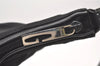 Authentic GUCCI Shoulder Hand Bag Purse Nylon Leather 0011955 Black 7826J