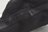 Authentic GUCCI Shoulder Hand Bag Purse Nylon Leather 0011955 Black 7826J