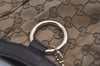 Authentic GUCCI Sukey Shoulder Tote Bag GG Canvas Leather 211943 Brown 7827I