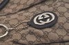 Authentic GUCCI Sukey Shoulder Tote Bag GG Canvas Leather 211943 Brown 7827I