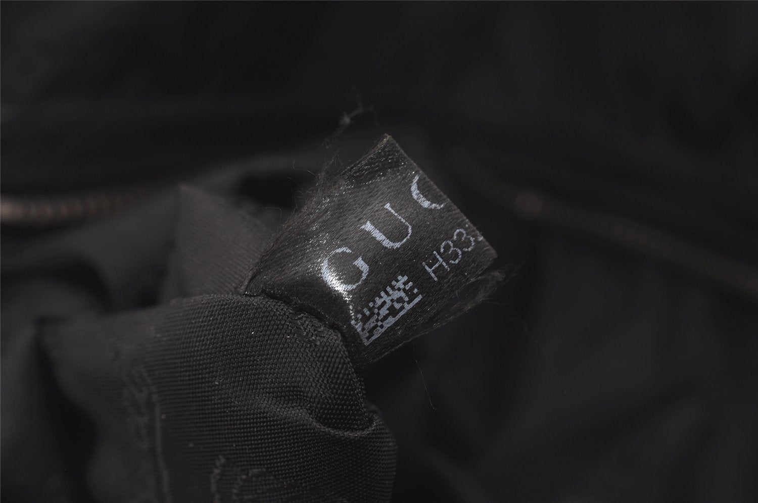 Authentic GUCCI Heart Crest Studs Shoulder Hand Bag Leather 209600 Black 7830I