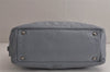 Authentic PRADA Vintage Leather Nappa Shoulder Hand Bag Purse Light Blue 7831J