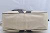 Authentic PRADA Vintage Leather Nappa Shoulder Hand Bag Purse White 7832I