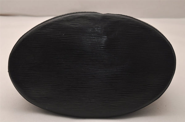 Authentic Louis Vuitton Epi Cluny Shoulder Bag Purse Black M52252 LV 7832J