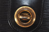 Authentic Louis Vuitton Epi Cluny Shoulder Bag Purse Black M52252 LV 7832J