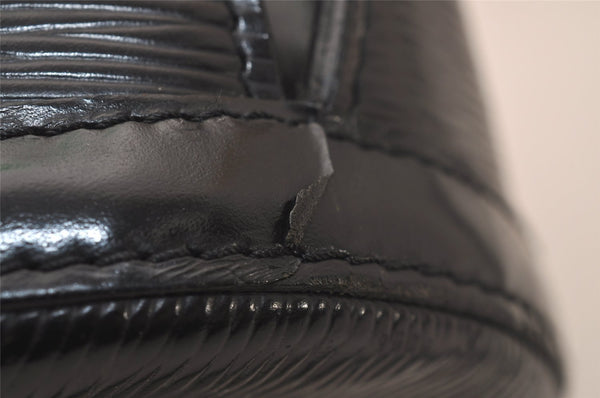 Authentic Louis Vuitton Epi Cluny Shoulder Bag Purse Black M52252 LV 7832J