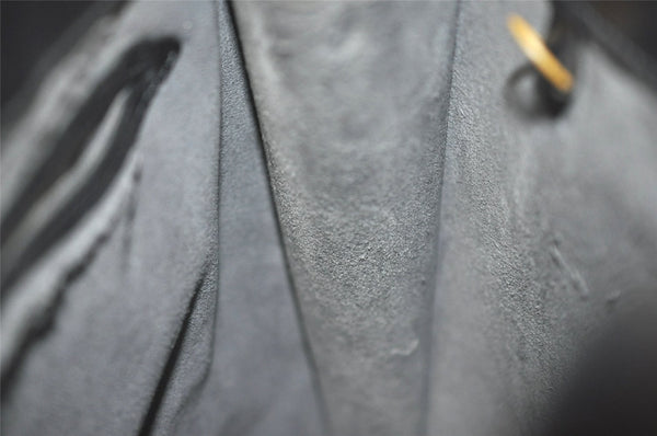 Authentic Louis Vuitton Epi Cluny Shoulder Bag Purse Black M52252 LV 7832J