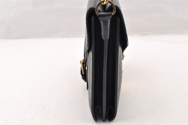 Authentic Louis Vuitton Epi Sac Biface 3Way Shoulder Hand Bag M52322 Black 7833I