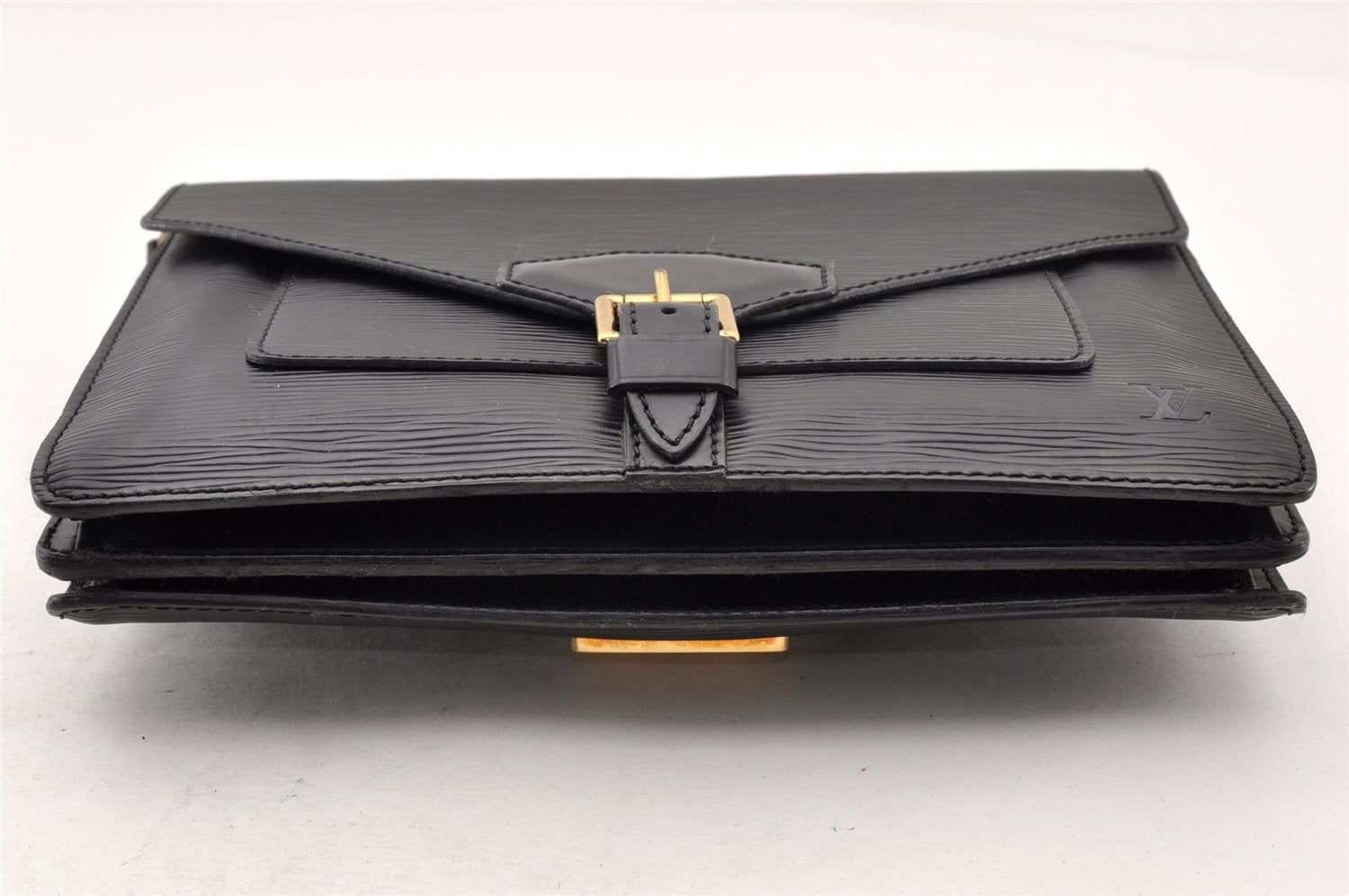 Authentic Louis Vuitton Epi Sac Biface 3Way Shoulder Hand Bag M52322 Black 7833I