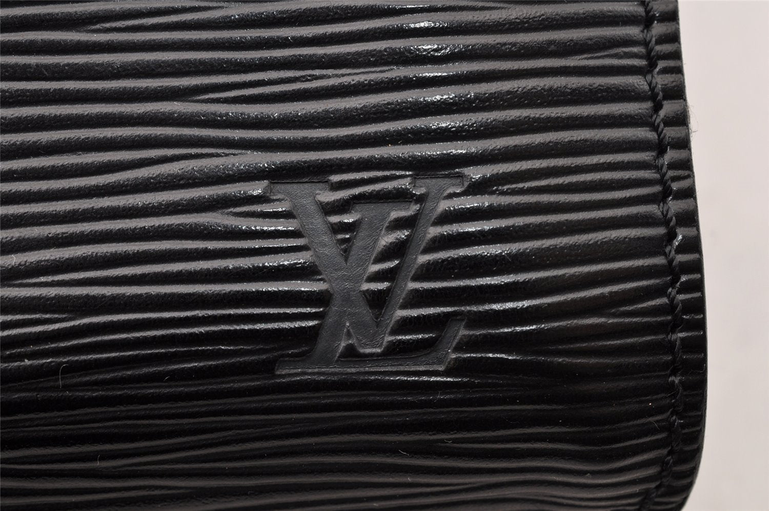 Authentic Louis Vuitton Epi Sac Biface 3Way Shoulder Hand Bag M52322 Black 7833I