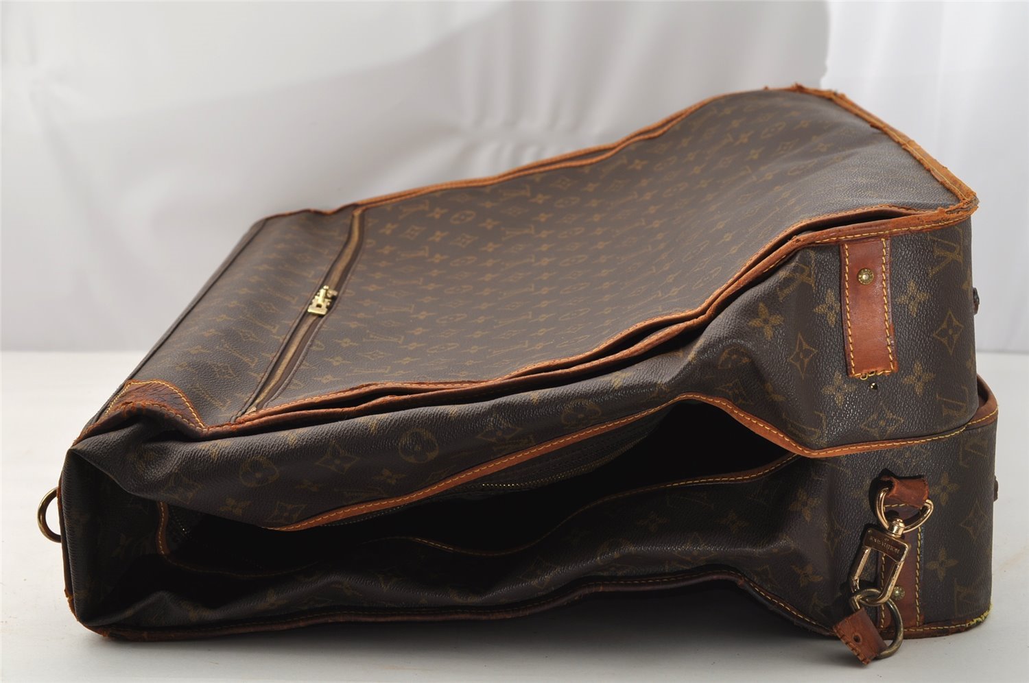 Auth Louis Vuitton Monogram Portable 5 Cintres M23412 Garment Cover Junk 7834I