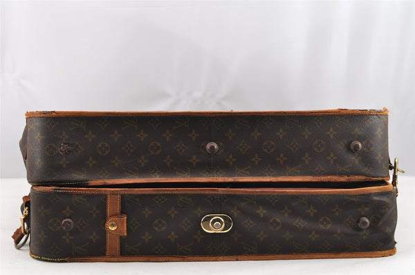 Auth Louis Vuitton Monogram Portable 5 Cintres M23412 Garment Cover Junk 7834I