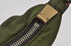 Authentic PRADA Nylon Tessuto Leather Shoulder Hand Bag Purse Green 7834J