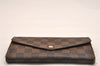 Authentic Louis Vuitton Damier Portefeuille Sarah Long Wallet N63209 LV 7835J