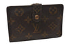 Auth Louis Vuitton Monogram Porte Monnaie Billets Viennois M61663 Wallet 7836J