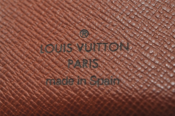 Auth Louis Vuitton Monogram Porte Monnaie Billets Viennois M61663 Wallet 7836J