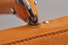 Authentic Salvatore Ferragamo Sophia Gancini 2Way Hand Bag Leather Orange 7837J