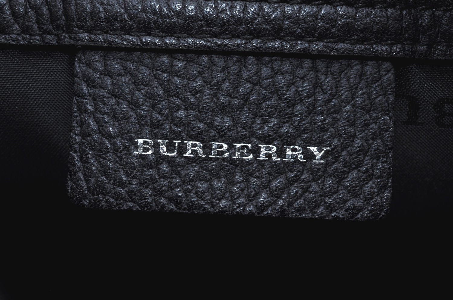 Authentic BURBERRY Vintage Nova Check Canvas Leather Hand Boston Bag Black 7840H