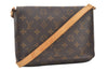 Authentic Louis Vuitton Monogram Musette Tango M51388 Shoulder Cross Bag 7840J