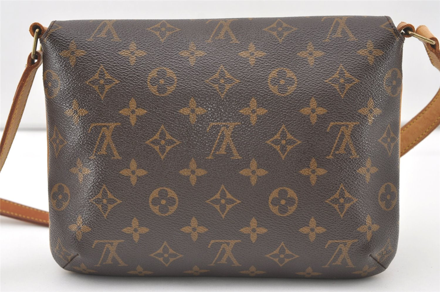 Authentic Louis Vuitton Monogram Musette Tango M51388 Shoulder Cross Bag 7840J