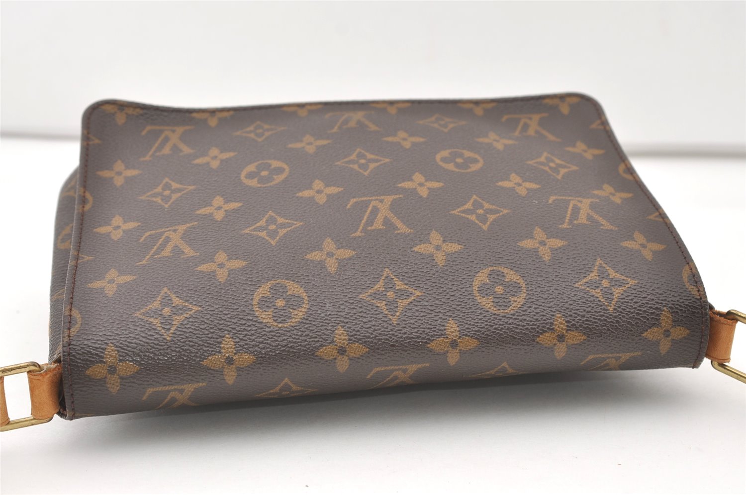 Authentic Louis Vuitton Monogram Musette Tango M51388 Shoulder Cross Bag 7840J