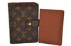 Authentic Louis Vuitton Monogram Porte Papier Zip Bifold Wallet M61207 LV 7842J