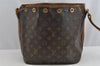 Authentic Louis Vuitton Monogram Petit Noe M42226 Drawstring Bag Junk 7846I