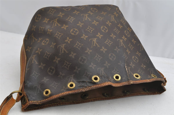 Authentic Louis Vuitton Monogram Petit Noe M42226 Drawstring Bag Junk 7846I