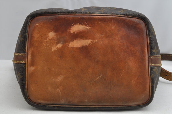 Authentic Louis Vuitton Monogram Petit Noe M42226 Drawstring Bag Junk 7846I